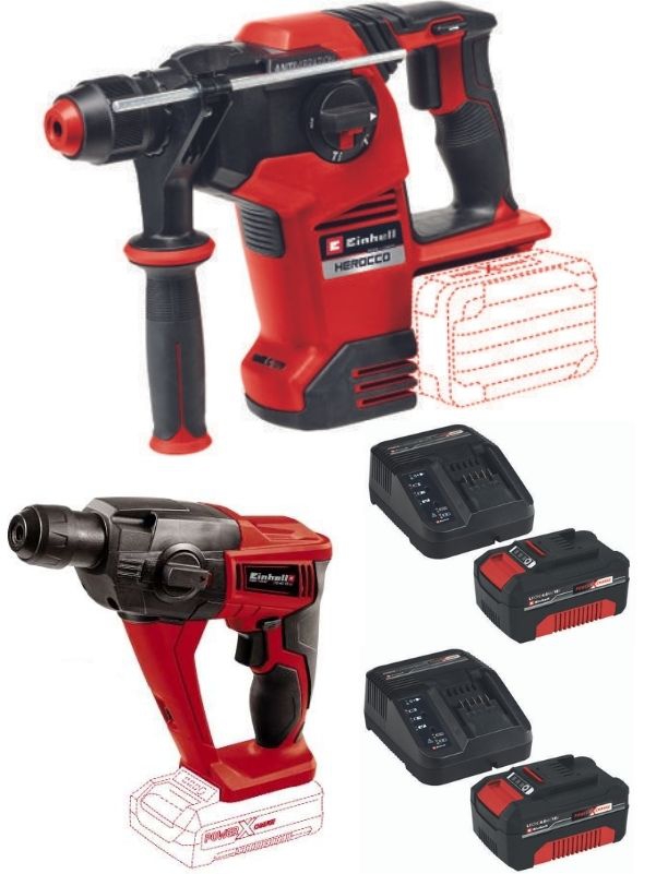 Einhell%20HEROCCO%2036/28%20Kömürsüz%20Çantalı%20Kırıcı%20Delici%20TE-HD%2018%20li%20Vidalama%20Delme%202x4.0ah%20Akülü%20Set