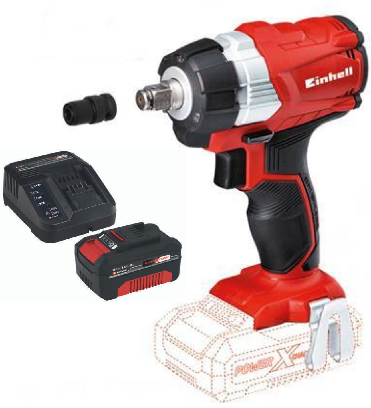 Einhell%20TE-CW%2018Li%20BL%20Akülü%20Darbeli%20Somun%20Sıkm%20Vidalama%201x4.0ah%20starter%20kit