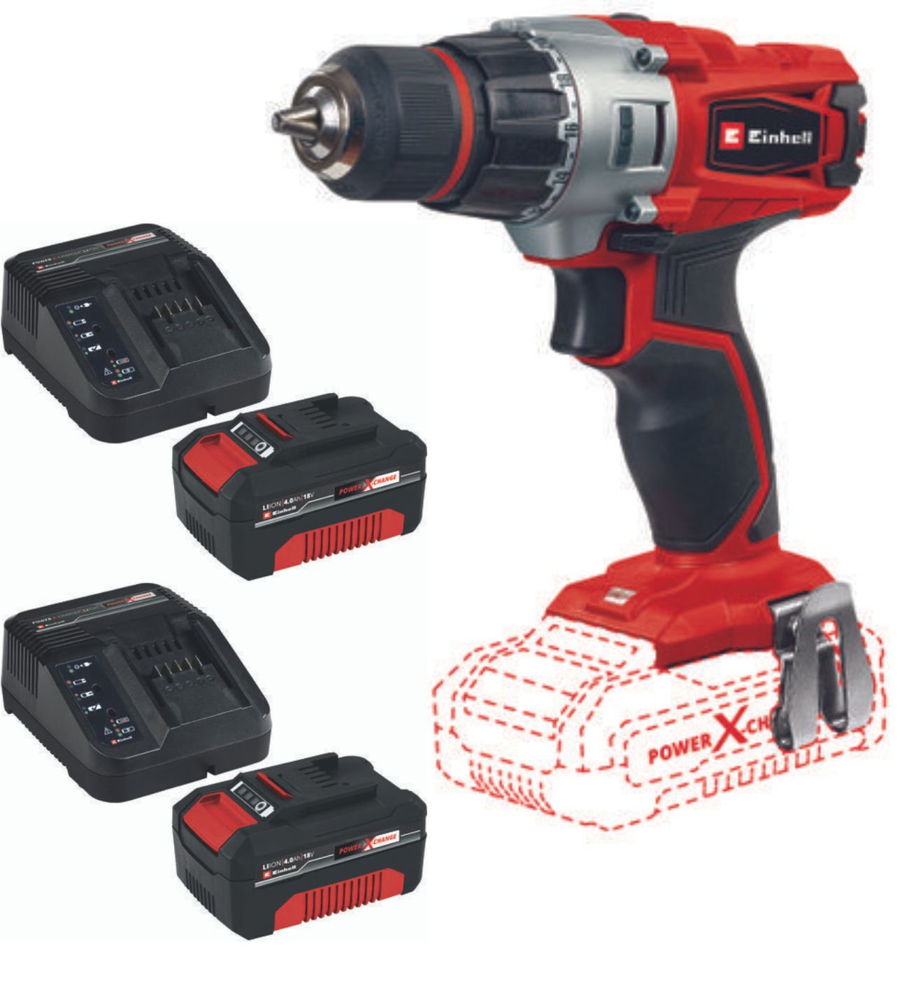 Einhell%20TE-CD%2018/2%20li%20Akülü%20Matkap%20Vidalama%202x4.0ah%20Çift%20Akülü%20Set