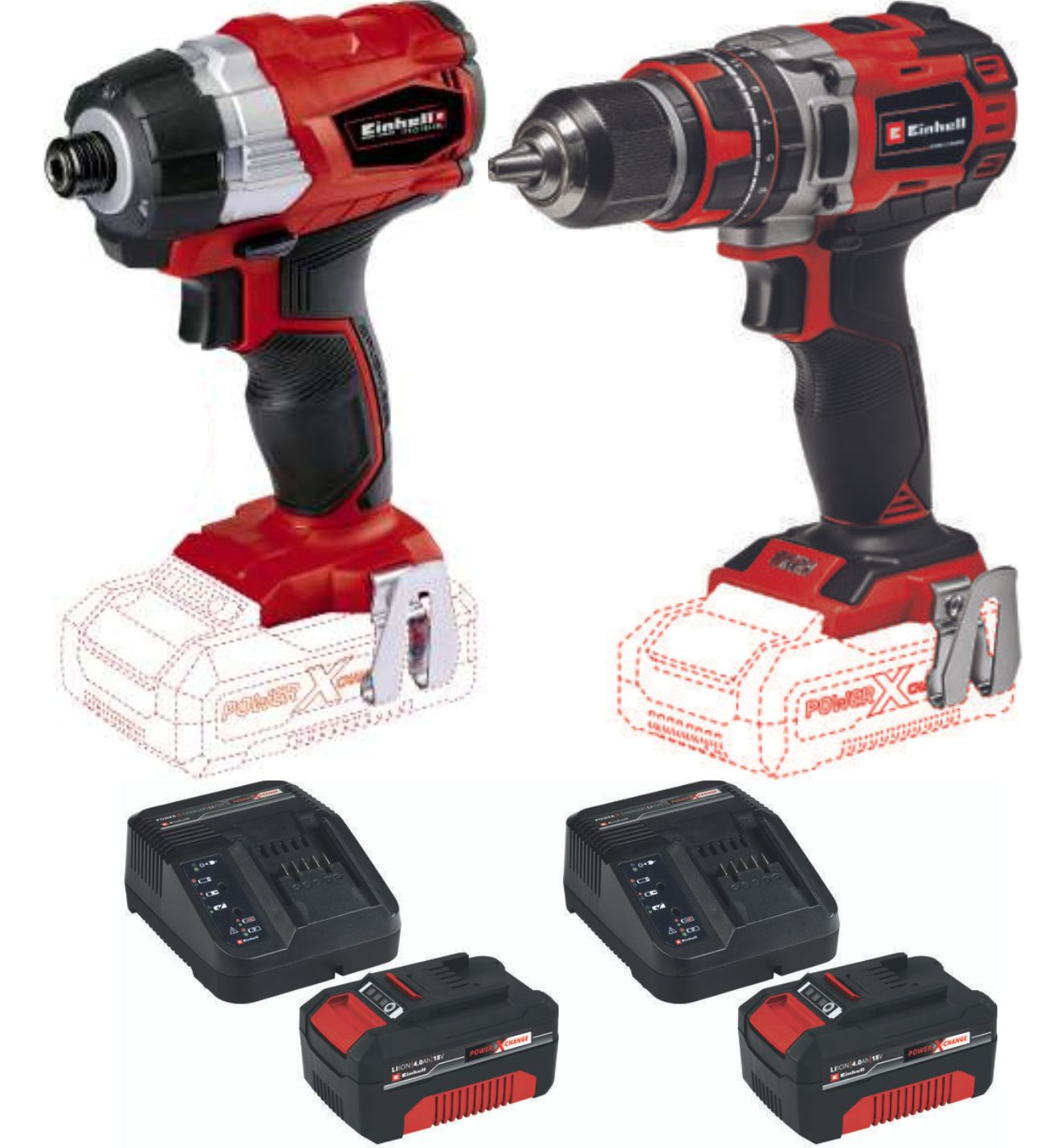 Einhell%20TE-CI%2018%20BL%20Torklu%20Vidalama%20TE-CD%2018/50%20Li-i%20BL%20Matkap%202X4.0ah%20Çift%20Akülü%20Kömürsüz%20Darbeli%20Set