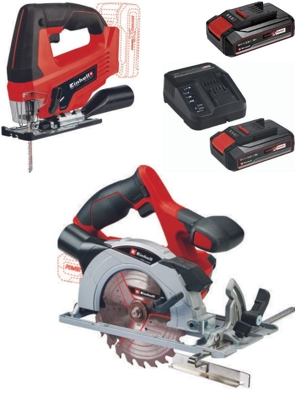 Einhell%20TE-CS%2018/165/1%20Daire%20Testere%20TC-JS%2018%20Dekupaj%202X2.5AH%20Akülü%20Set