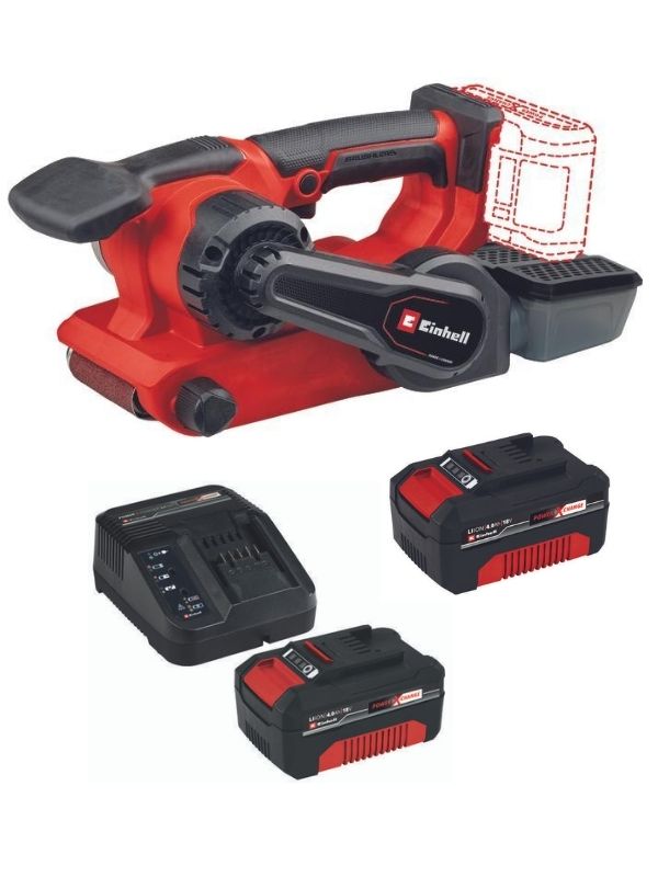 Einhell%20TP-BS%2018/457%20Li%20BL%202X4.0AH%20Kömürsüz%20Akülü%20Zımpara%20Makinesi%20