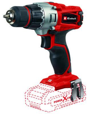 Einhell TE-CD 18/2 Li-Solo Akülü Matkap Vidalama (Akü ve Şarj ünitesi dahil değildir)