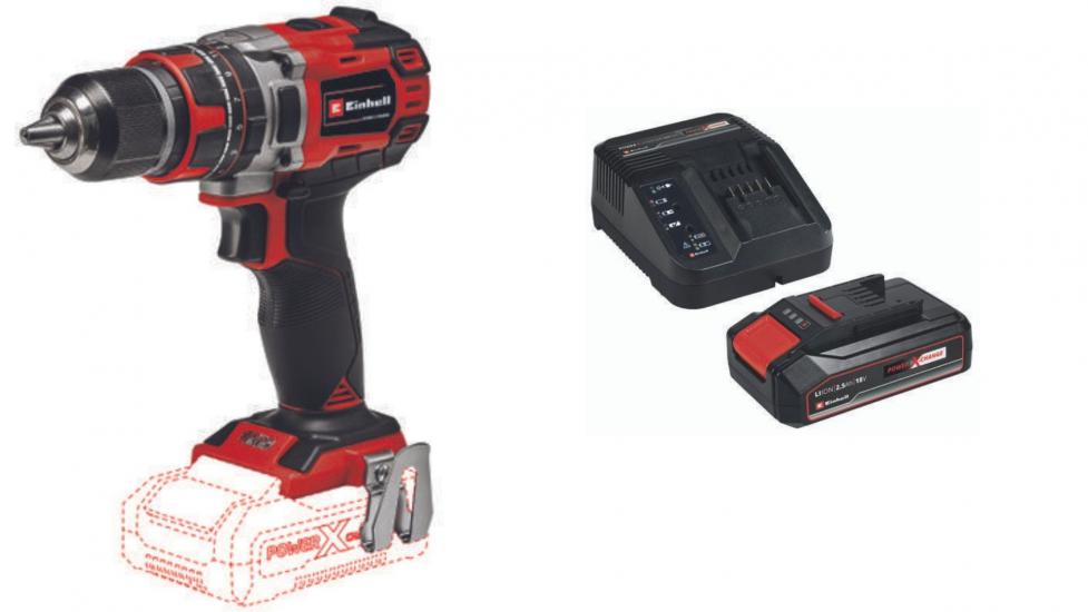 Einhell TP-CD 18 li-i BL Akülü Matkap Vidalama (2.5 ah akü ve şarj ünitesi dahildir)